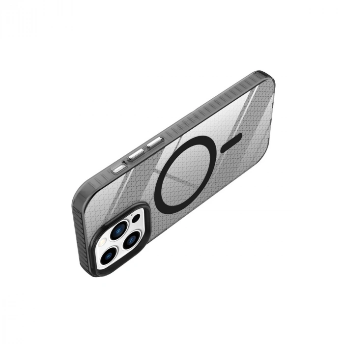 Apple İphone 12 Pro Max Kılıf Beta Magneticsafe Silikon - Siyah