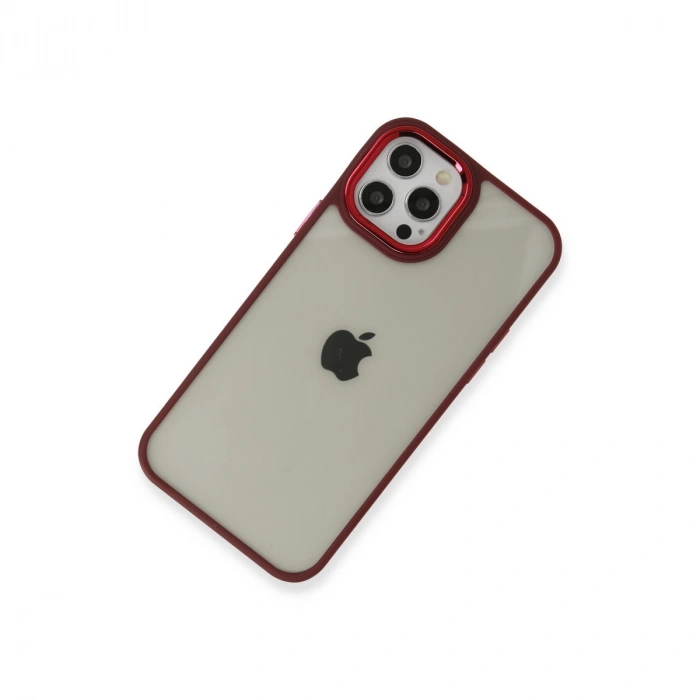 Apple İphone 12 Pro Max Kılıf Dora Kapak - Kırmızı
