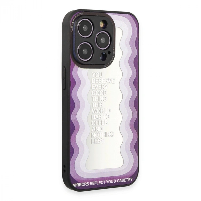Apple İphone 12 Pro Max Kılıf Mirror Desenli Kapak - Mirror - 5