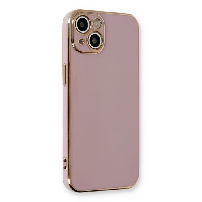 Apple İphone 13 Kılıf Volet Silikon - Mor