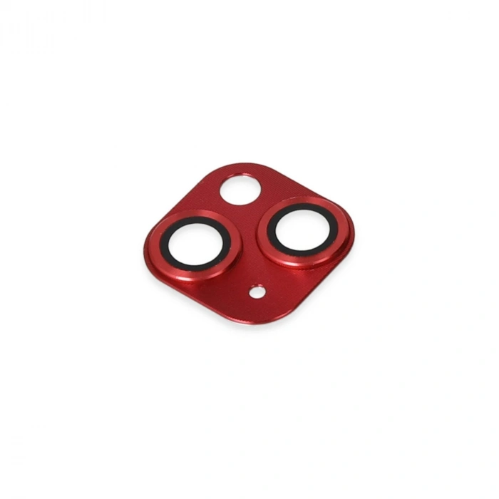 Apple İphone 13 Pers Alüminyum Kamera Lens - Kırmızı