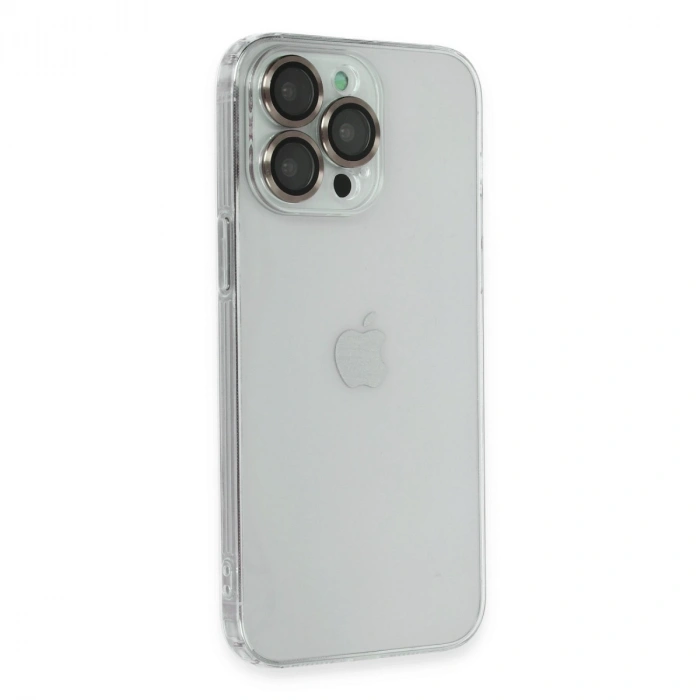 Apple İphone 13 Pro Kılıf Luko Lens Silikon -yeşil