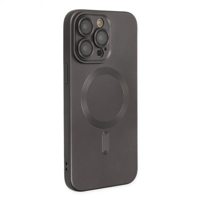 Apple İphone 13 Pro Kılıf Moshi Lens Magneticsafe Silikon - Füme