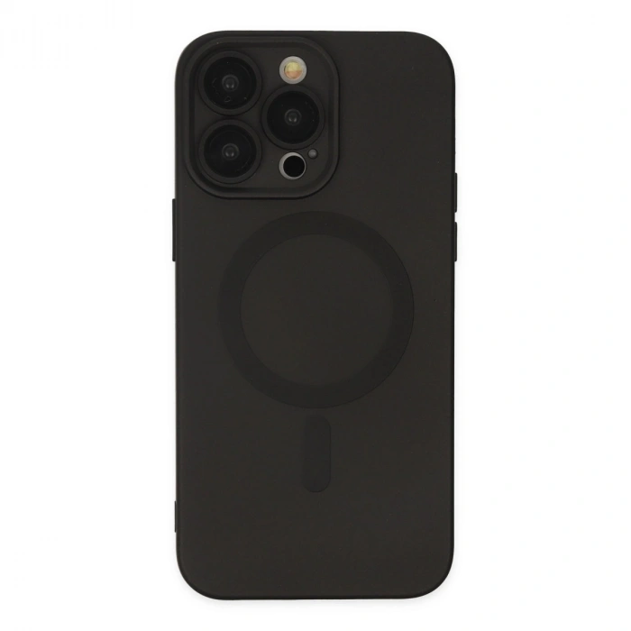 Apple İphone 13 Pro Kılıf Moshi Lens Magneticsafe Silikon - Siyah