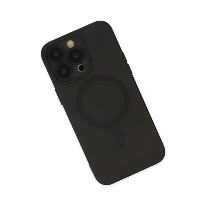 Apple İphone 13 Pro Kılıf Moshi Lens Magneticsafe Silikon - Siyah