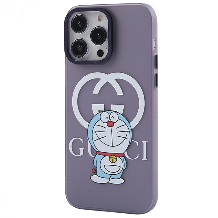 Apple İphone 13 Pro Kılıf Prada Desenli Kapak - Prada Mor - 3