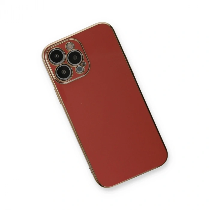Apple İphone 13 Pro Kılıf Volet Silikon - Kırmızı