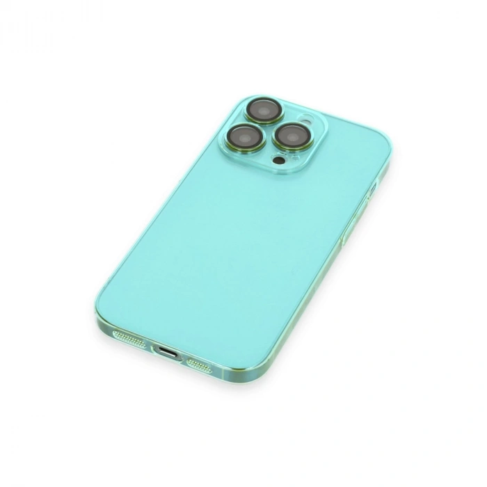 Apple İphone 13 Pro Max Kılıf Armada Lensli Kapak - Yeşil