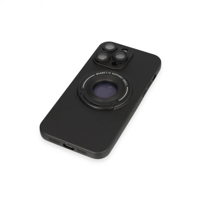 Apple İphone 13 Pro Max Kılıf Lukka Magneticsafe Kapak - Siyah