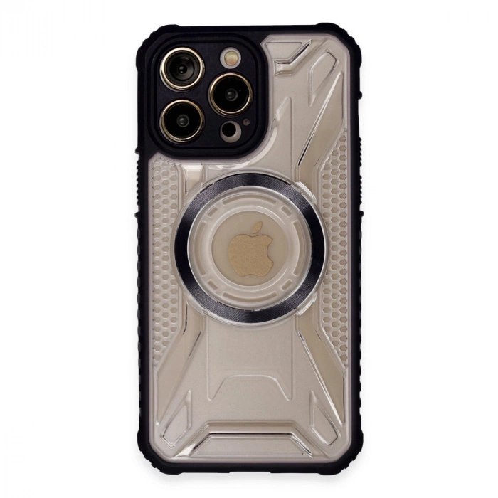 Apple İphone 13 Pro Max Kılıf Prag Magneticsafe Kapak - Siyah