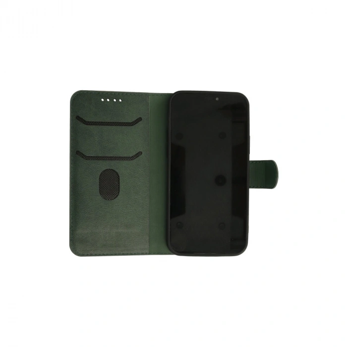 Apple İphone 13 Pro Max Kılıf Trend S Plus Kapaklı Kılıf - Yeşil