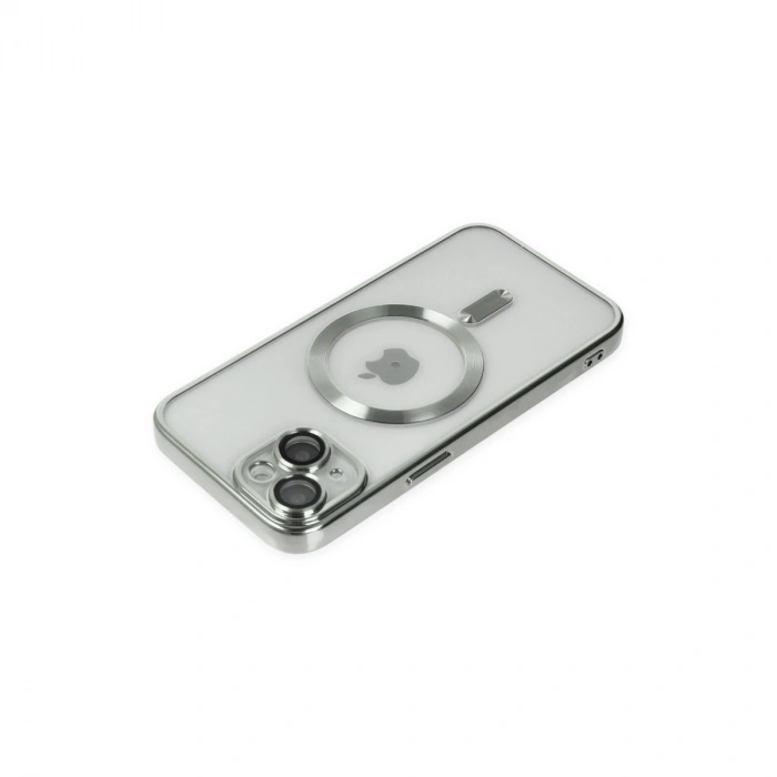 Apple İphone 14 Kılıf Kross Magneticsafe Kapak - Gümüş