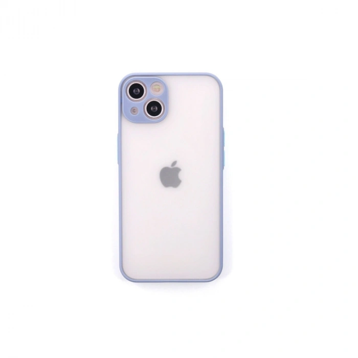 Apple İphone 14 Kılıf Montreal Silikon Kapak - Gri