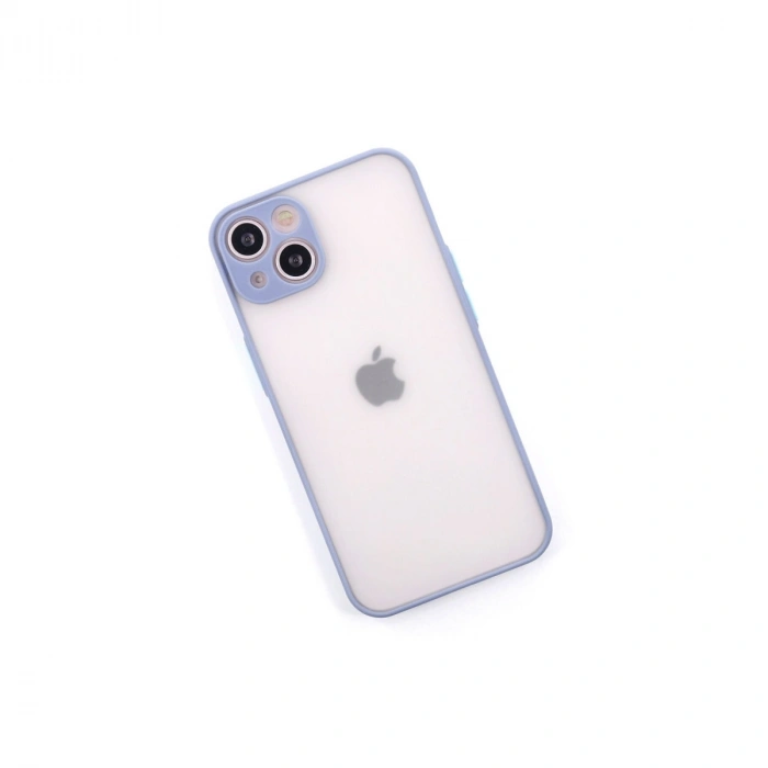 Apple İphone 14 Kılıf Montreal Silikon Kapak - Gri