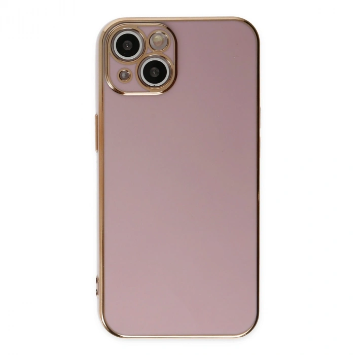Apple İphone 14 Kılıf Volet Silikon - Mor