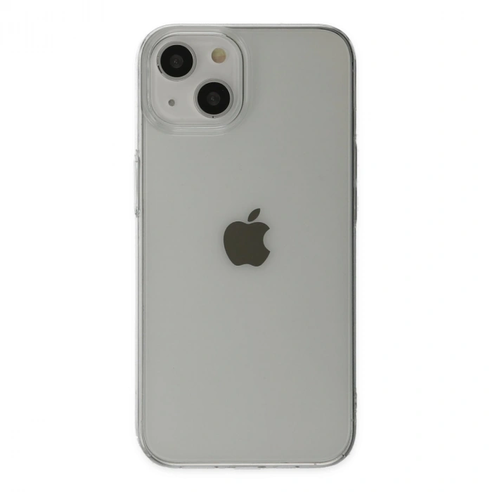 Apple İphone 14 Plus Kılıf Pc Sert Şeffaf Kapak - Şeffaf