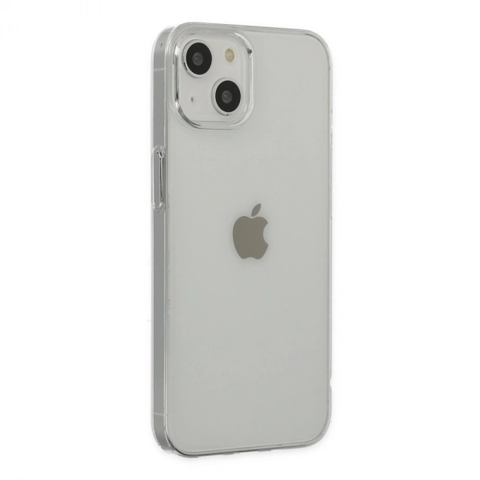 Apple İphone 14 Plus Kılıf Pc Sert Şeffaf Kapak - Şeffaf