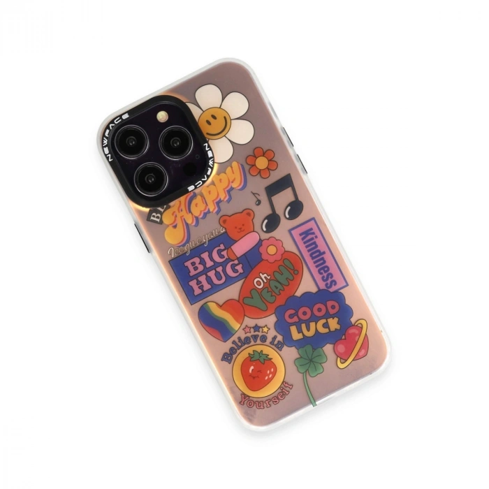 Apple İphone 14 Pro Kılıf Estoril Desenli Kapak - Estoril - 15