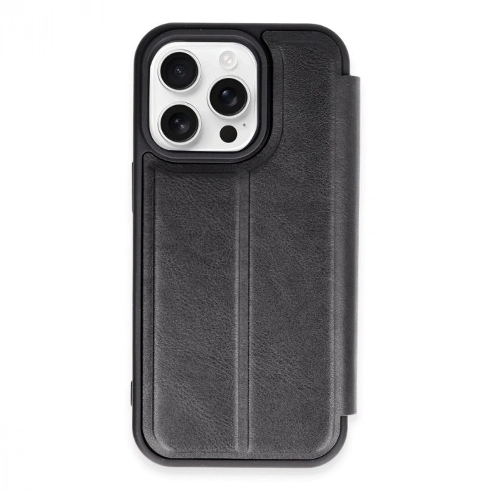 Apple İphone 14 Pro Kılıf Flip Cover - Siyah