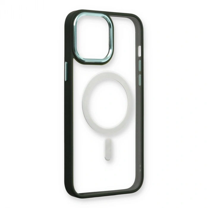 Apple İphone 14 Pro Kılıf Room Magneticsafe Silikon - Köknar Yeşili