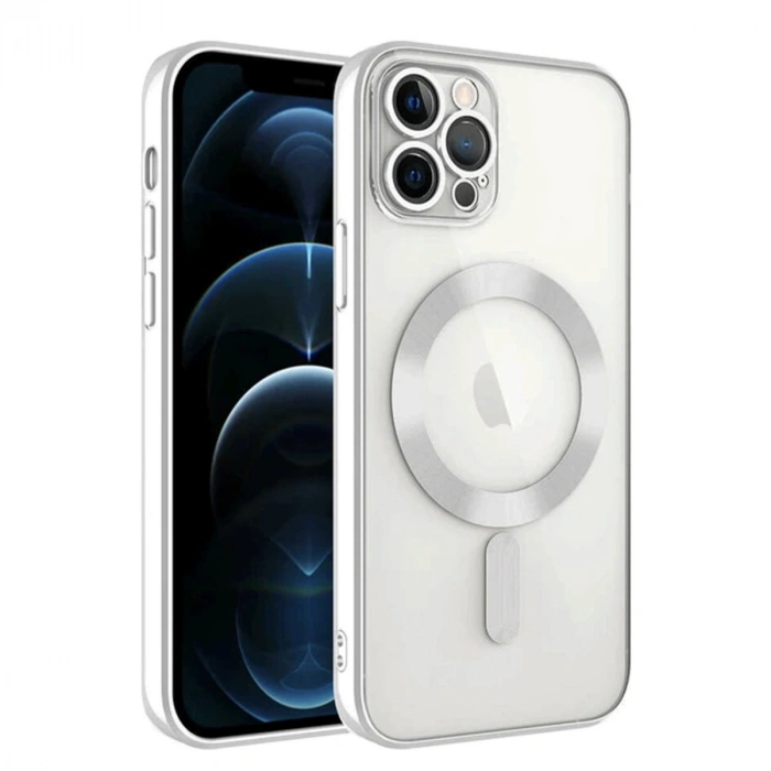 Apple İphone 14 Pro Max Kılıf Kross Magneticsafe Kapak - Gümüş