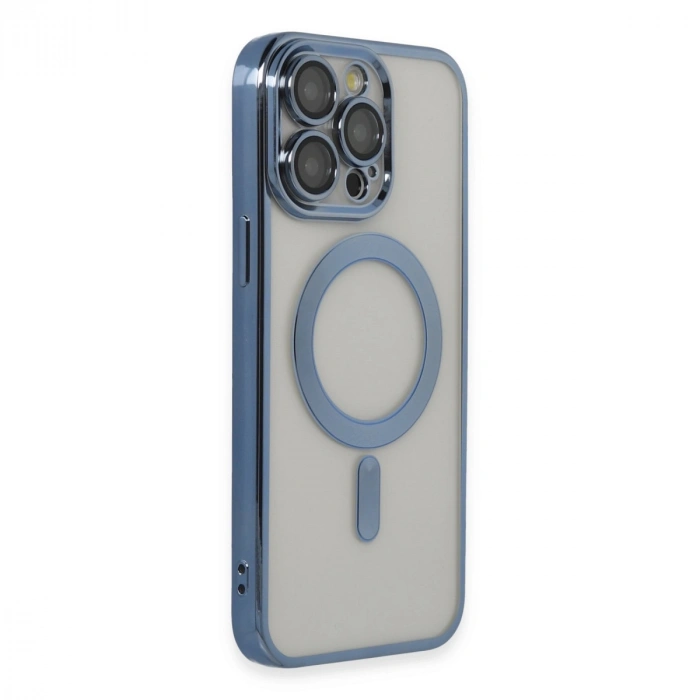 Apple İphone 14 Pro Max Kılıf Kross Magneticsafe Kapak - Sierra Blue