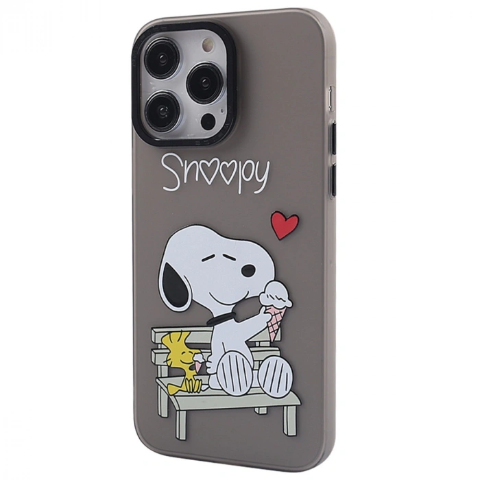 Apple İphone 14 Pro Max Kılıf Prada Desenli Kapak - Prada Siyah - 2