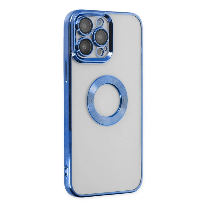 Apple İphone 14 Pro Max Kılıf Slot Silikon - Mavi