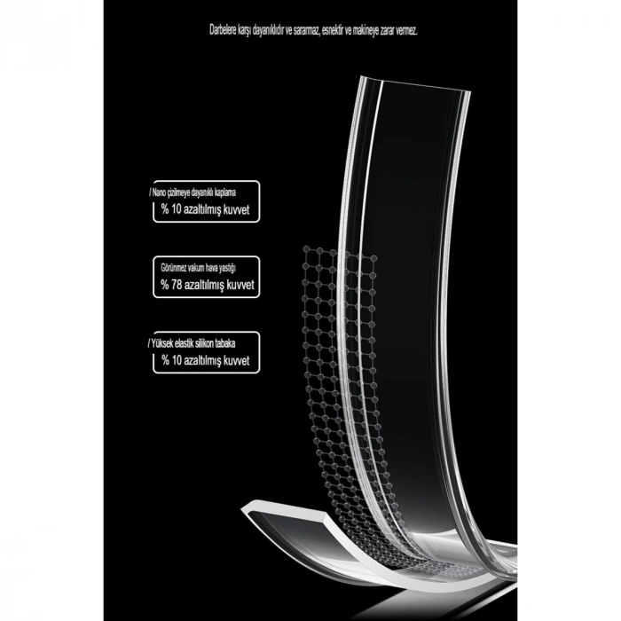 Apple İphone 14 Pro Max Kılıf Tron Şeffaf Magsafe Kapak - Mavi