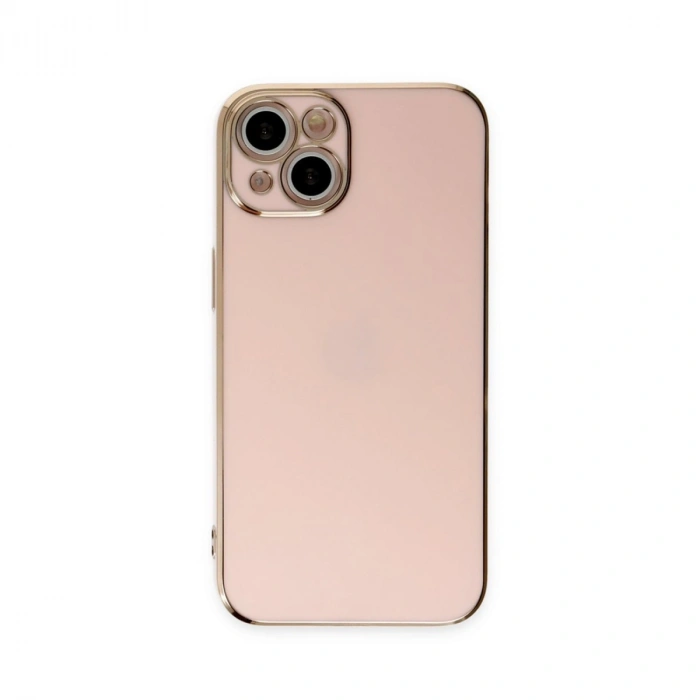 Apple İphone 15 Kılıf Volet Silikon - Pembe