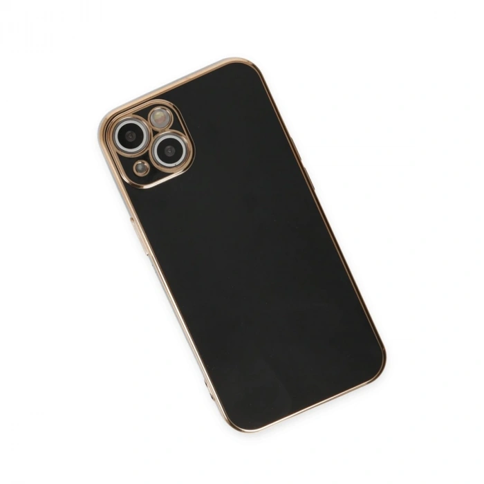 Apple İphone 15 Kılıf Volet Silikon - Siyah