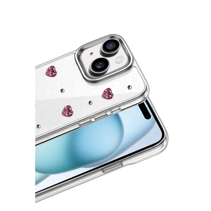 Apple İphone 15 Plus Fiyonk Desenli Kapak - Desen 3