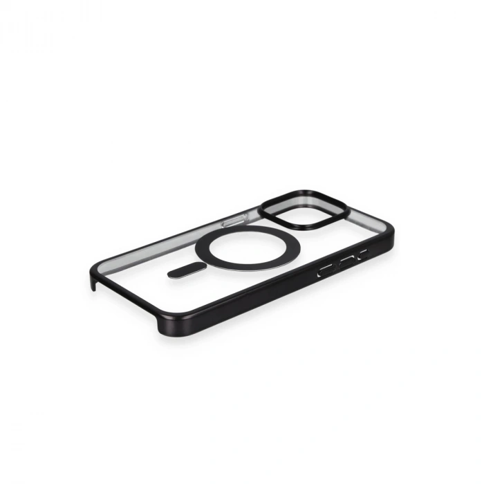 Apple İphone 15 Pro Kılıf Erozi Magsafe Kapak - Siyah