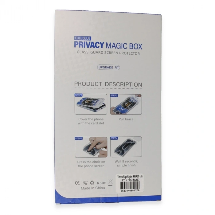 Apple İphone 15 Pro Max Vanessa Magic Hayalet Cam