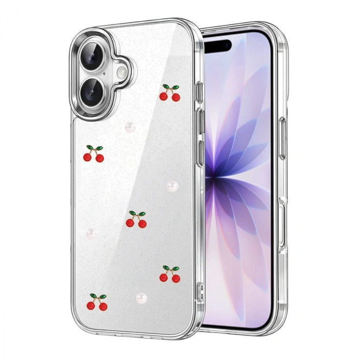 Apple İphone 16 Fiyonk Desenli Kapak - Desen 9