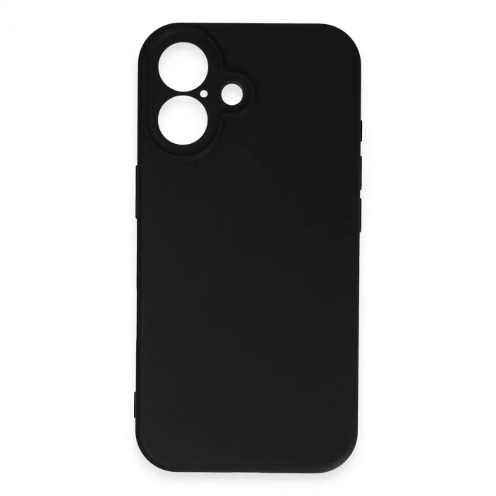 Apple İphone 16 Plus Kılıf First Silikon - Siyah
