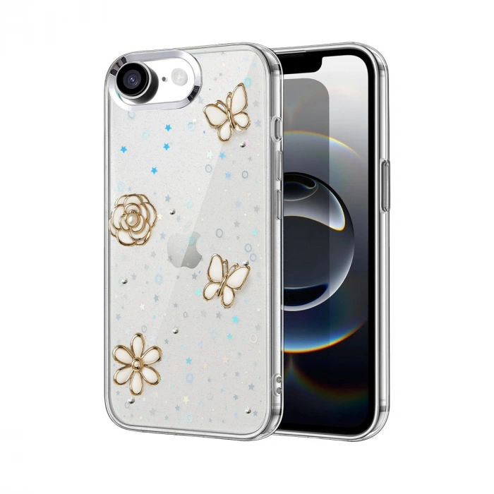 Apple İphone 16e Fiyonk Desenli Kapak - Desen 10