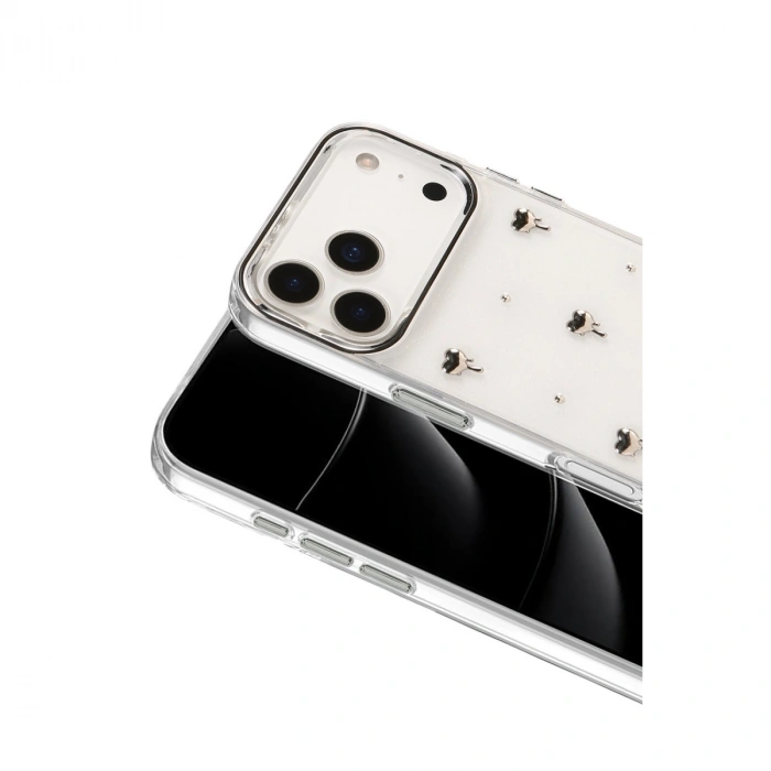 Apple İphone 17 Pro Max Fiyonk Desenli Kapak - Desen 1