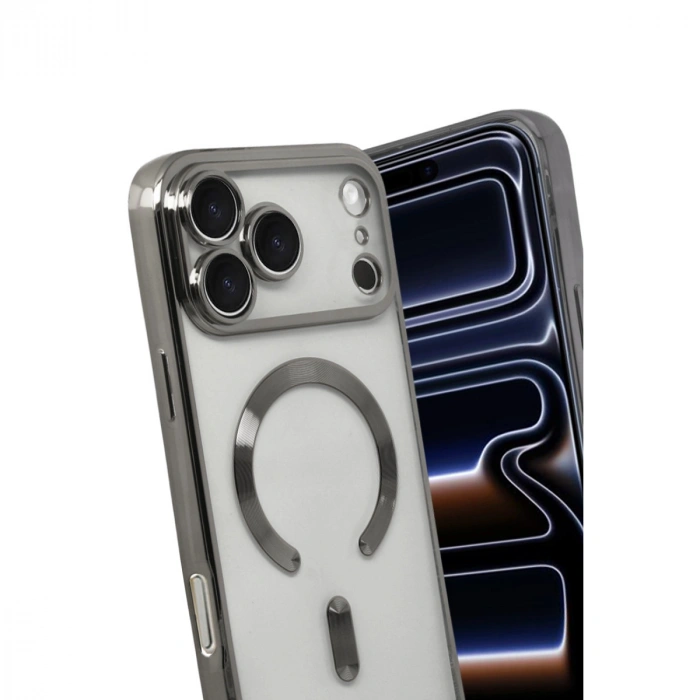 Apple İphone 17 Pro Max Kross Magneticsafe Kapak - Titan Gri