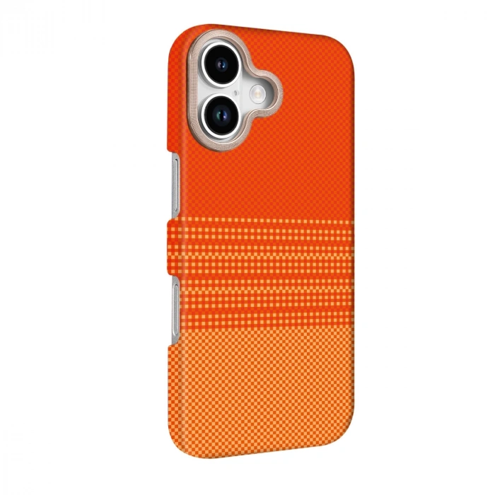 Apple İphone 17 Vega Magsafe Kapak - Turuncu