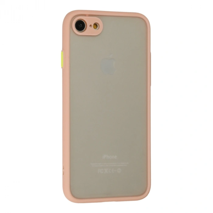 Apple İphone 7 Kılıf Montreal Silikon Kapak - Pembe