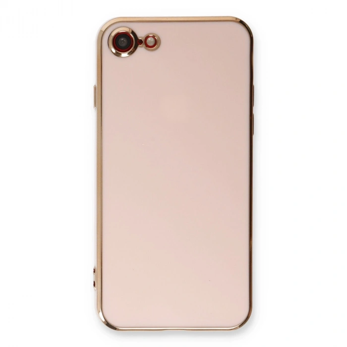 Apple İphone 7 Kılıf Volet Silikon - Pembe