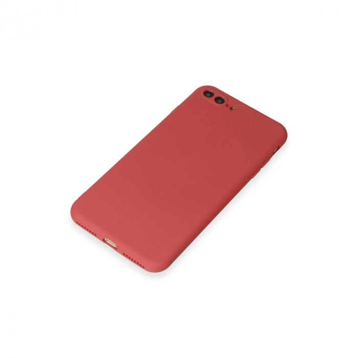 Apple İphone 7 Plus Kılıf First Silikon - Kiremit