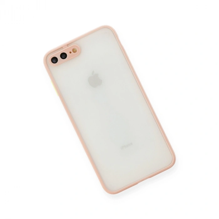 Apple İphone 7 Plus Kılıf Montreal Silikon Kapak - Pembe