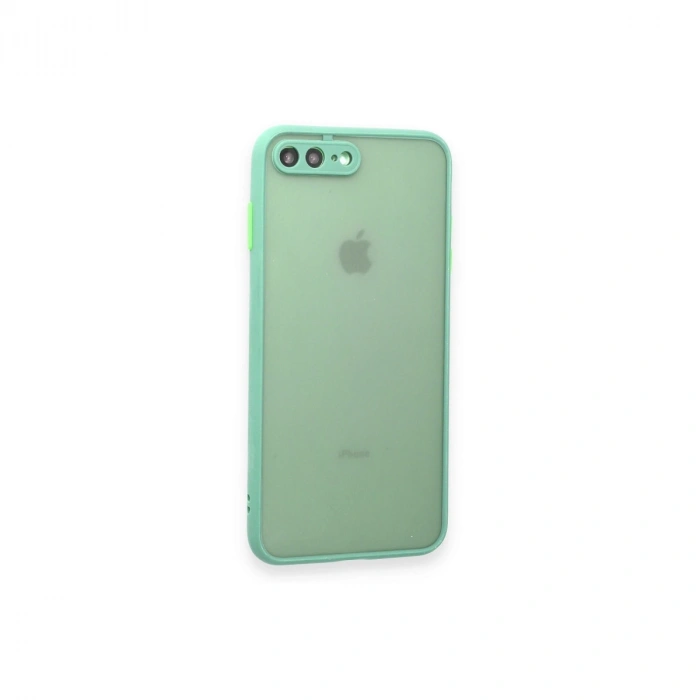 Apple İphone 7 Plus Kılıf Montreal Silikon Kapak - Turkuaz
