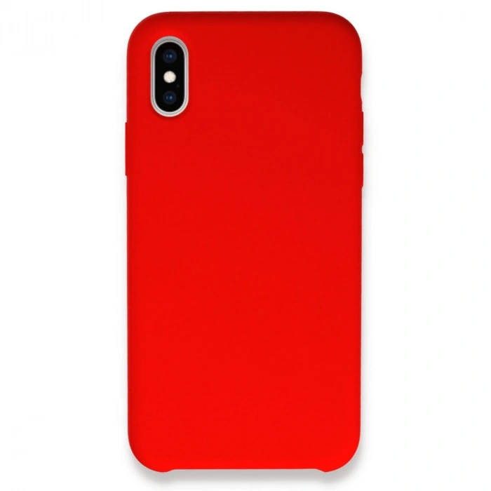 Apple İphone X Kılıf Lansman Legant Silikon - Kırmızı