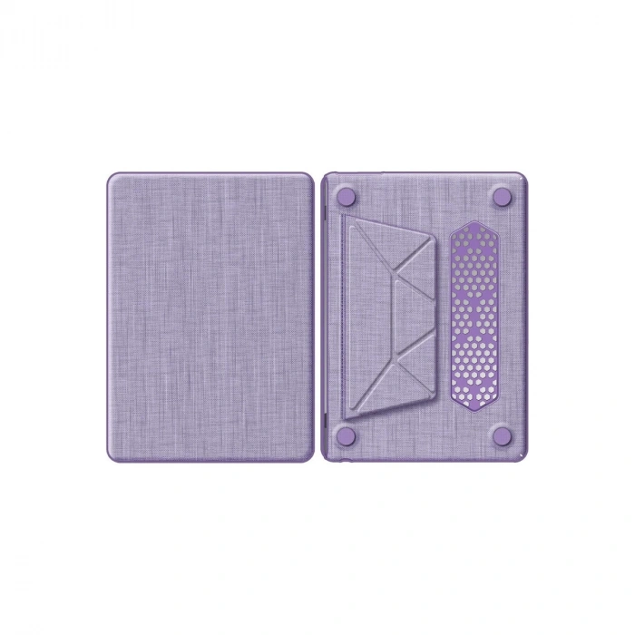 Apple Macbook Air 15 2023 Macbook Kumaş Kapak - Mor