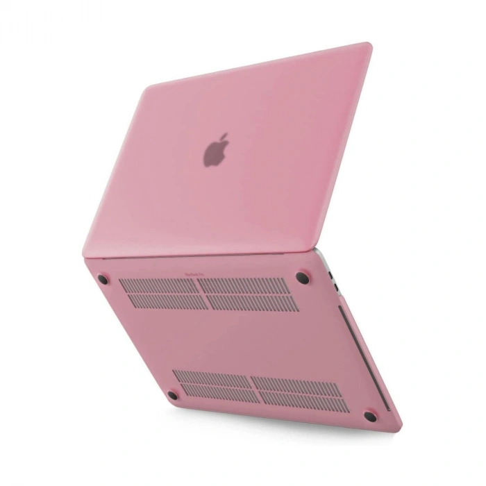 Apple Macbook Pro 13 2021 Macbook Buzlu Kapak - Pembe