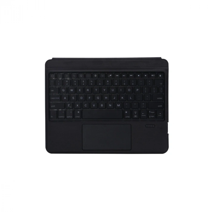 Apple T5209d İpad Pro 12.9 (2021) Kılıf İnter Ledli Klavyeli Tablet Kılıfı - Siyah