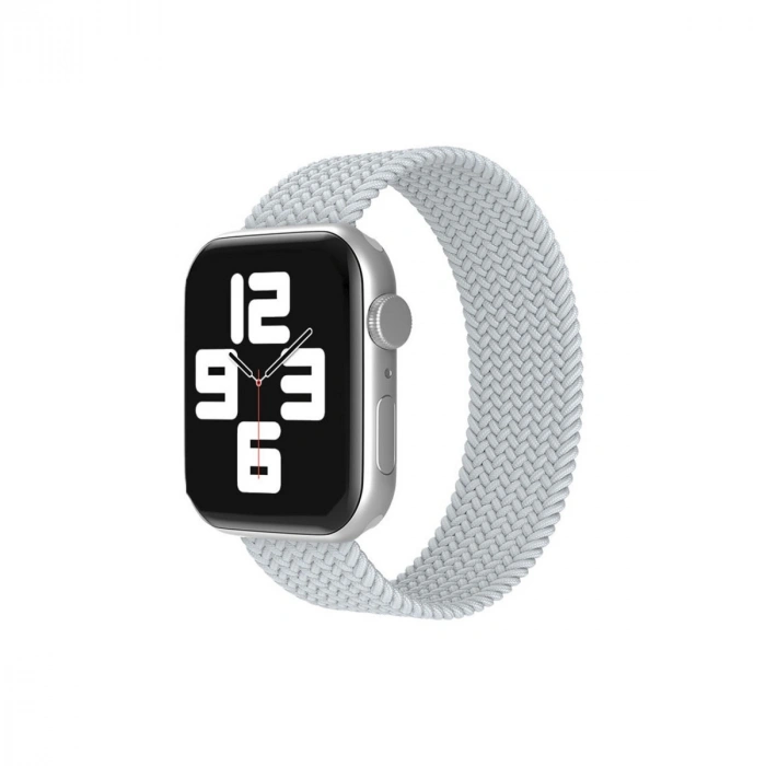 Apple Watch 38mm Ayarlı Solo Silikon Kordon (SAAT DEĞİLDİR) - Beyaz